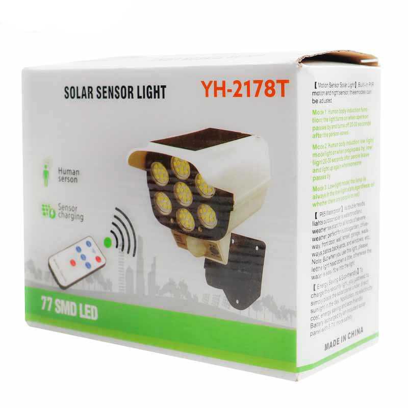 چراغ سنسور دار خورشیدی طرح دوربین مدل  2178