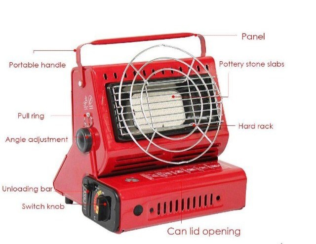 اجاق گاز و بخاری سفری مدل PGH-2 دو حالته با وزن ۲.۳ کیلوگرم  مشخصات  گزارش